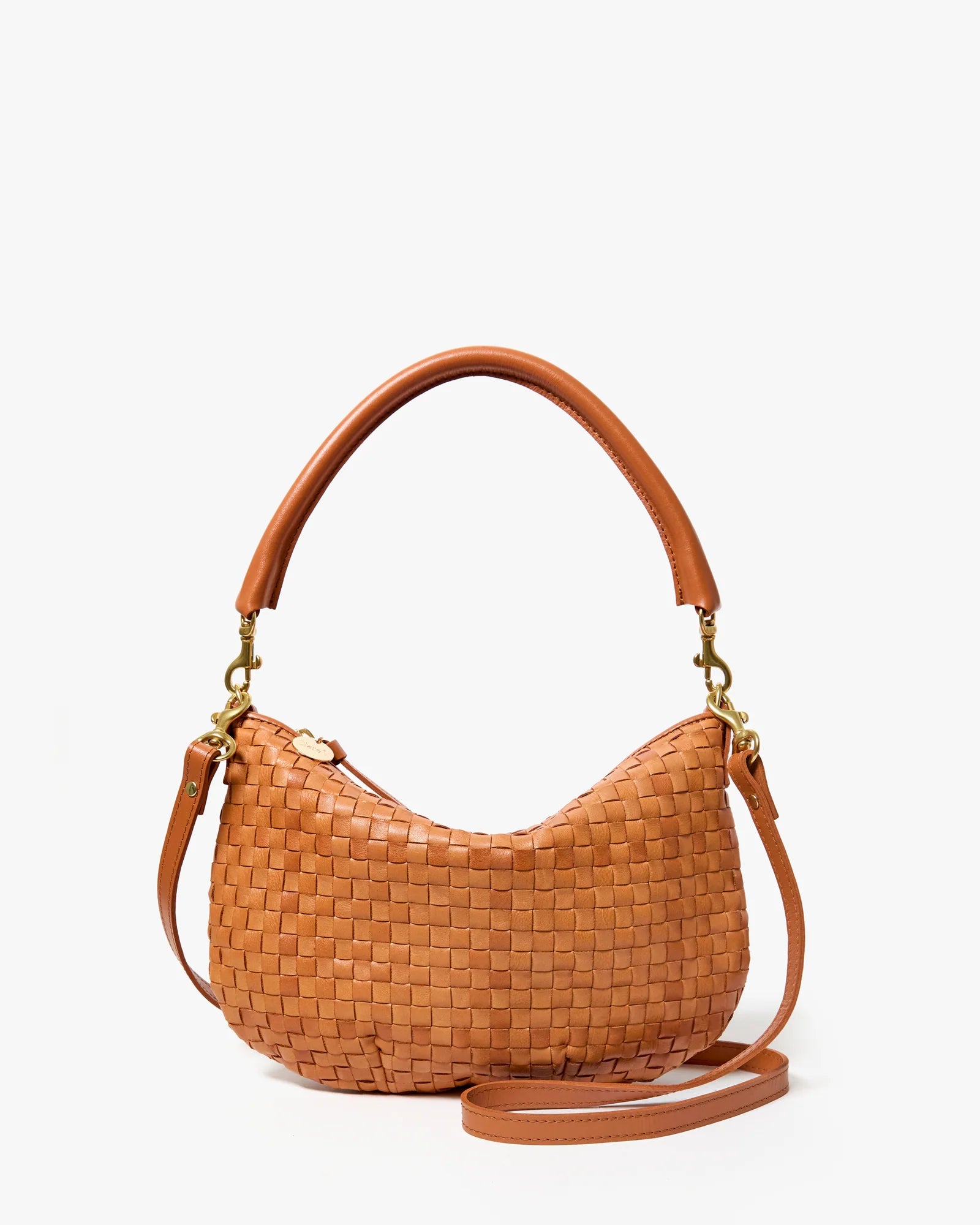 Petit Moyen Natural Woven Checker