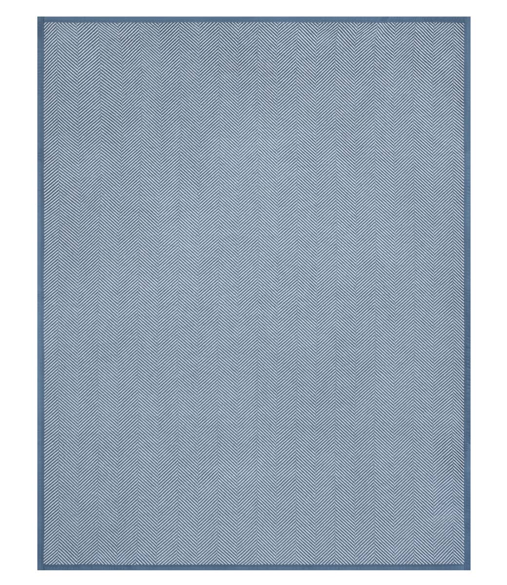 Harborview Herringbone Cornflower Blanket: Original