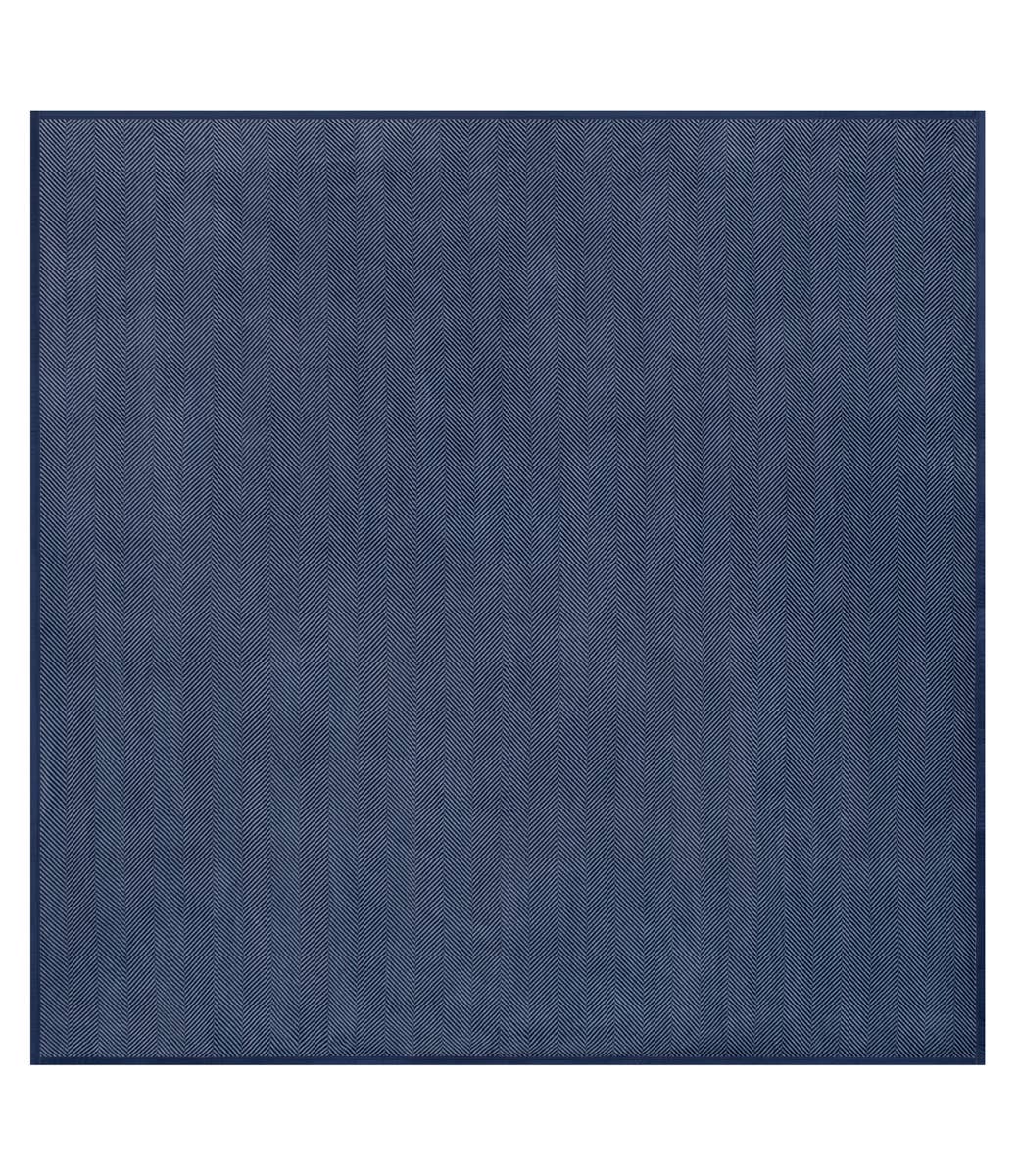Harborview Herringbone Navy Blanket: Original