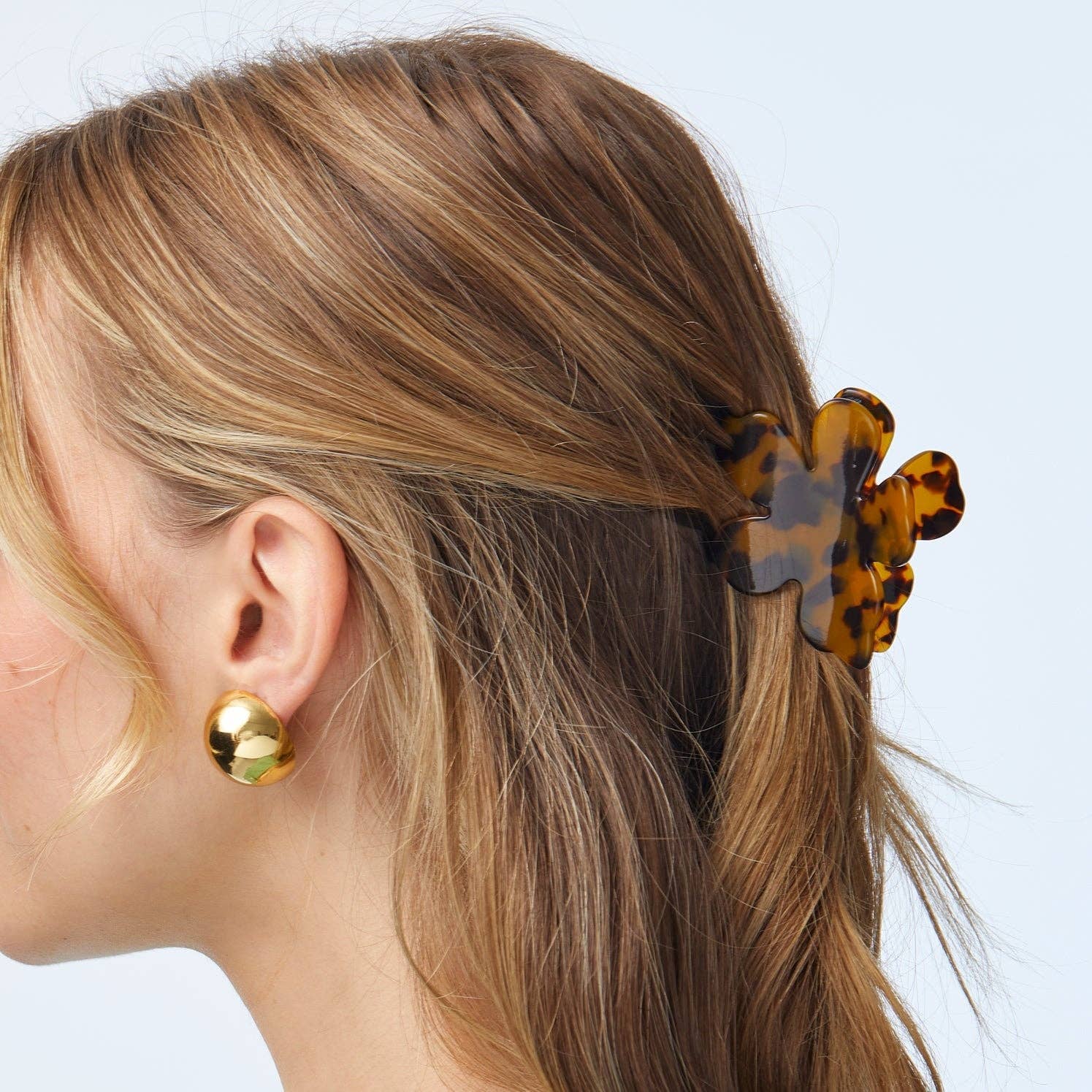 TORTOISE LILY CLAW CLIP: ONE SIZE