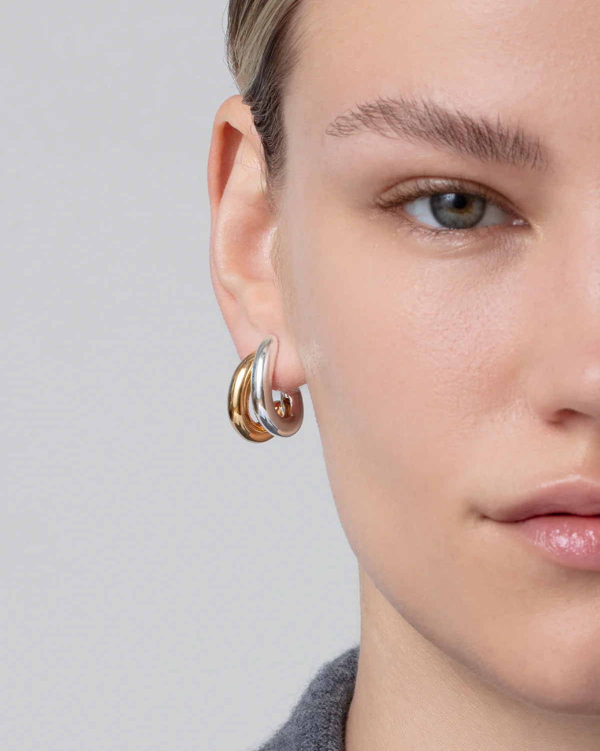 Florence Earrings - Two Tone