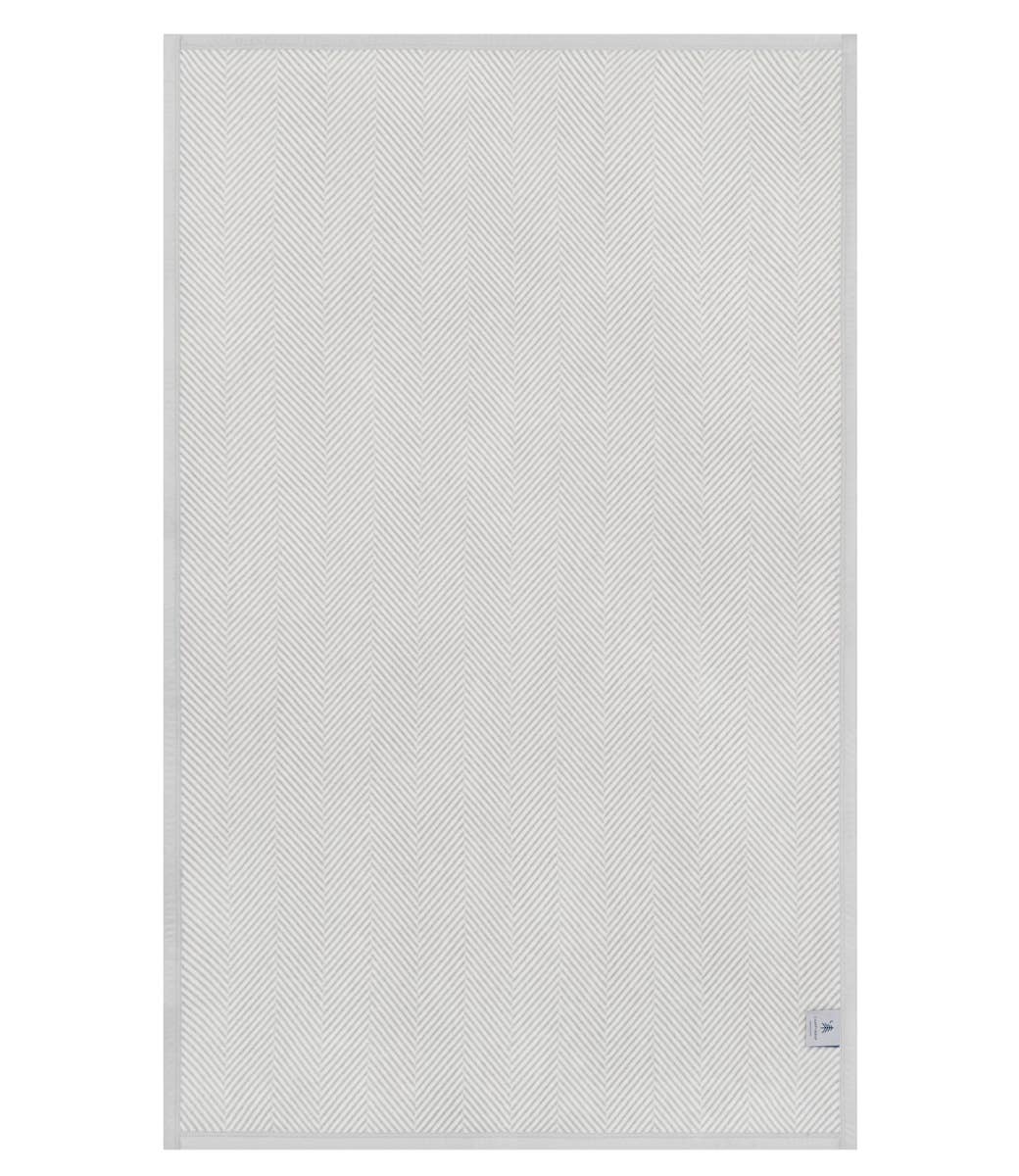 Harborview Herringbone Light Grey Blanket: Original