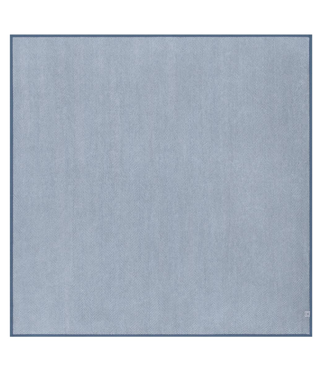 Harborview Herringbone Cornflower Blanket: Original