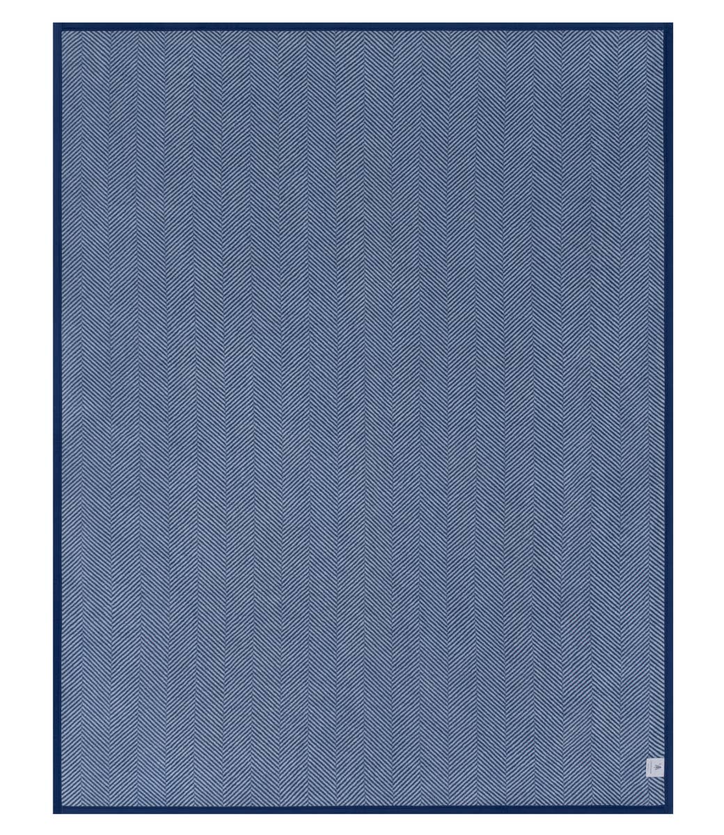 Harborview Herringbone Navy Blanket: Original