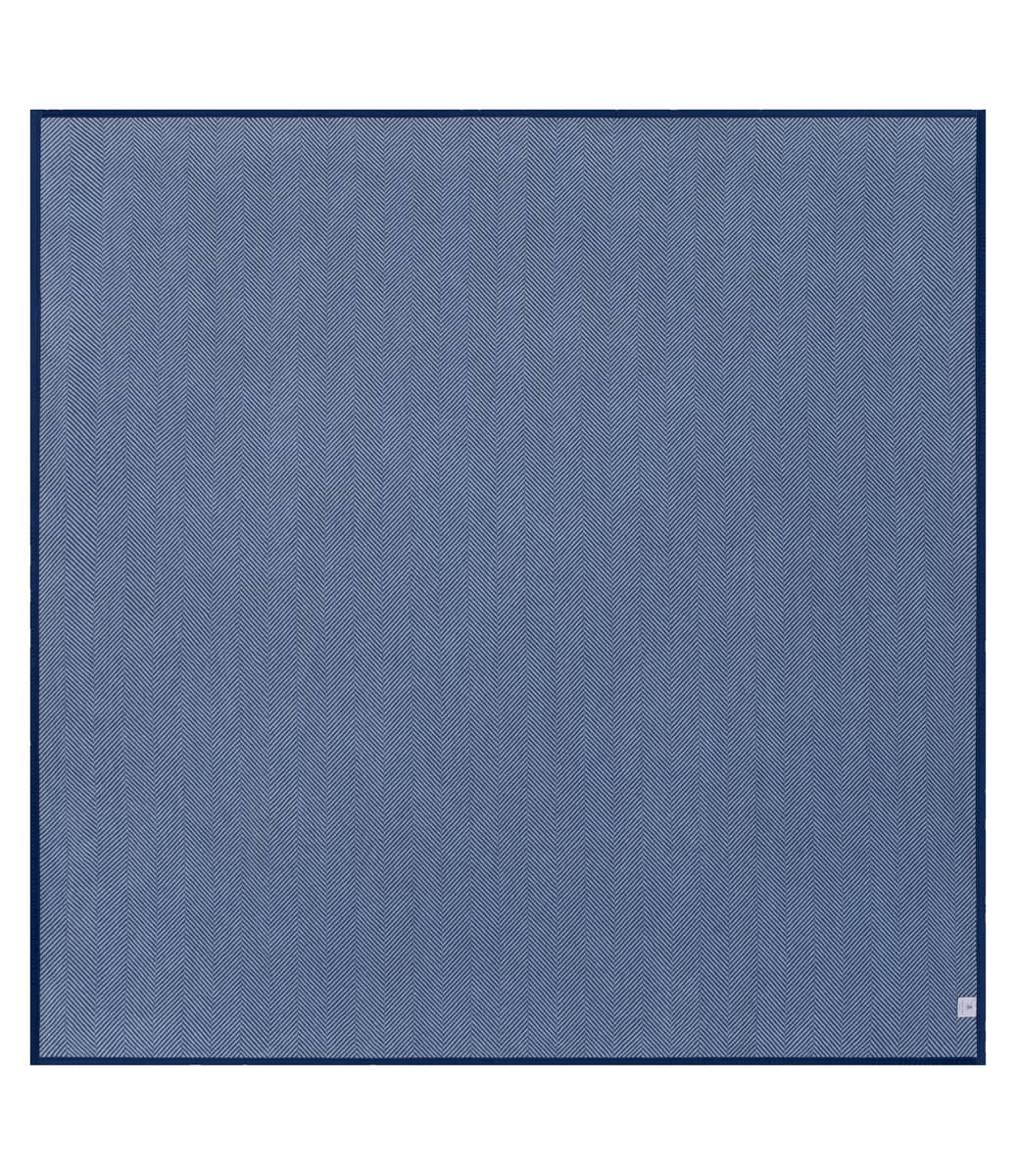 Harborview Herringbone Navy Blanket: Original