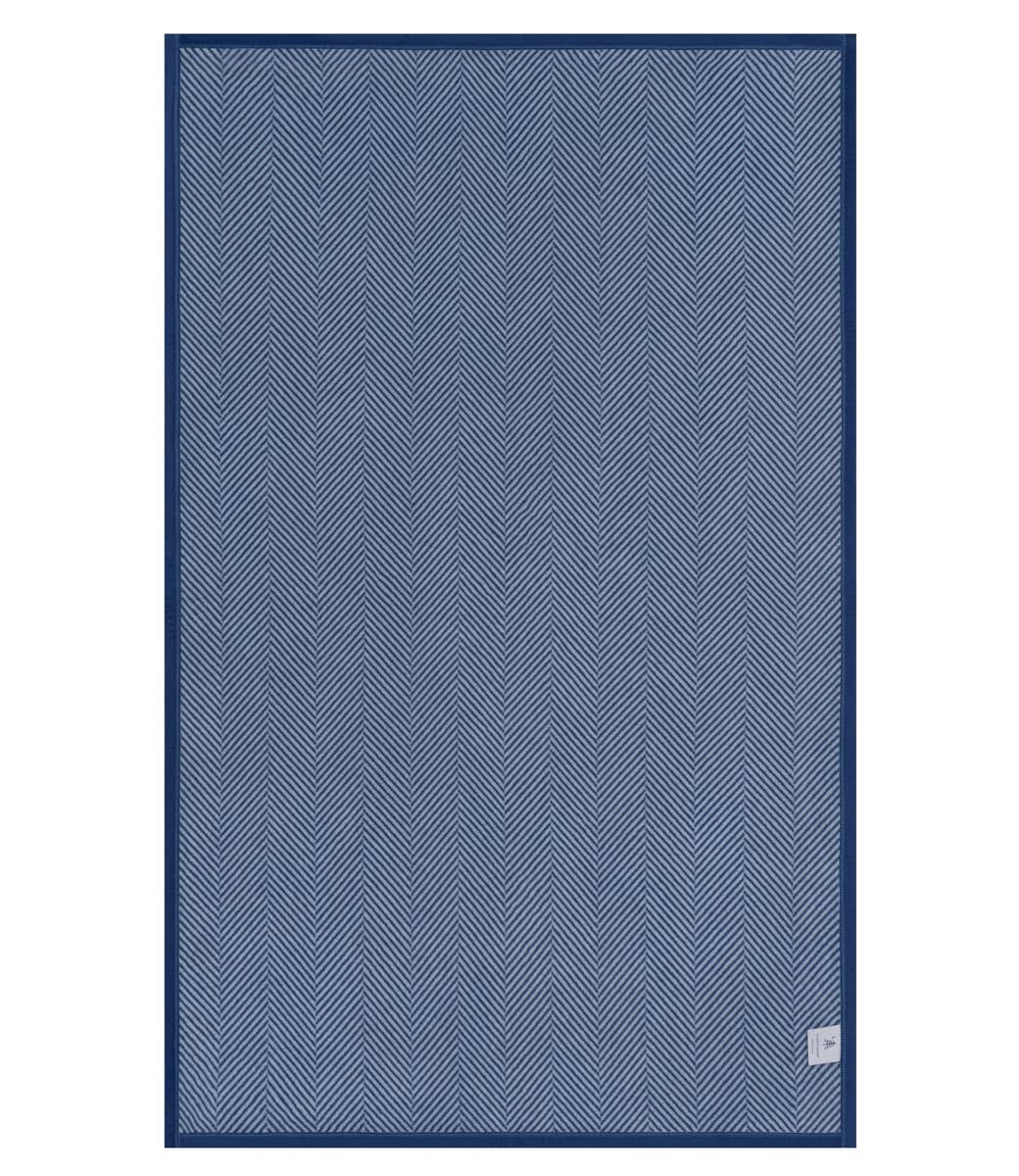 Harborview Herringbone Navy Blanket: Original