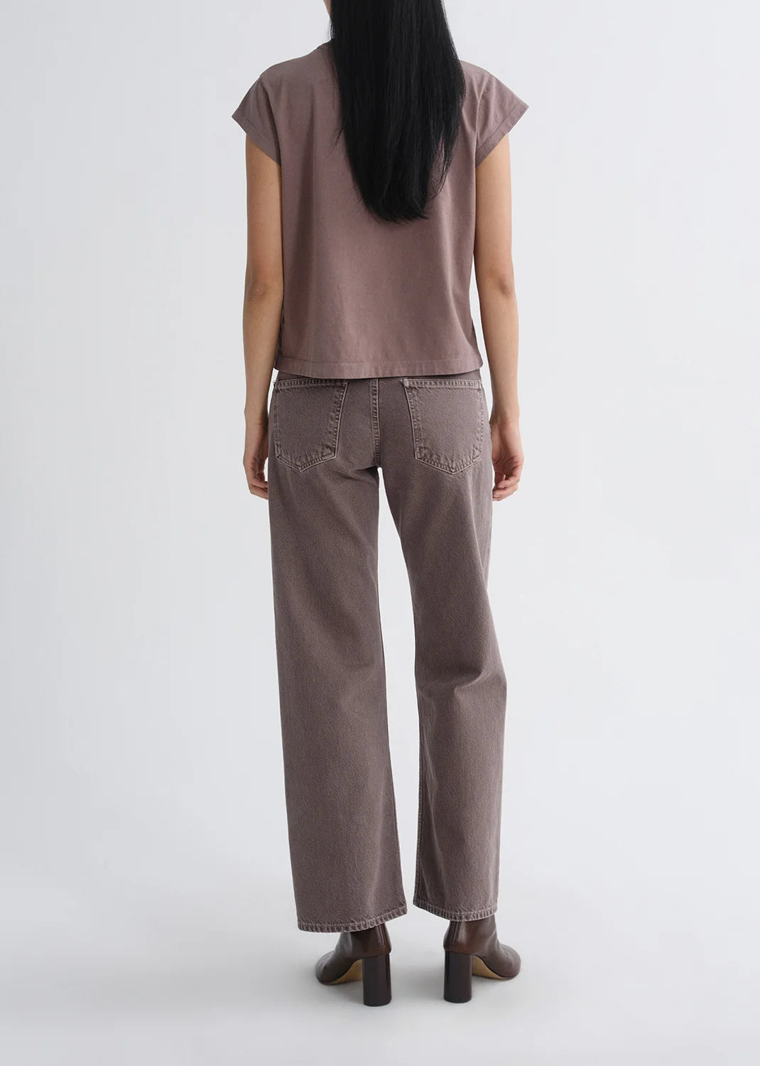 Bryce Cap Sleeve Tee - Mauvine