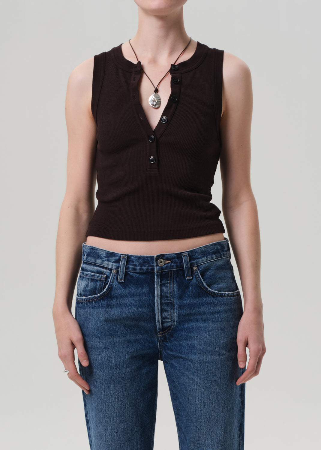 Caralyn Tank in Chocolate