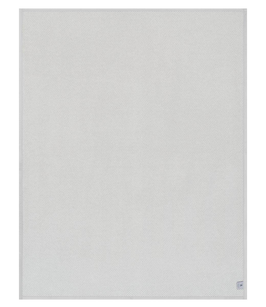 Harborview Herringbone Light Grey Blanket: Original