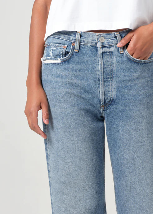 90's Crop midrise Loose Straight in Hooked