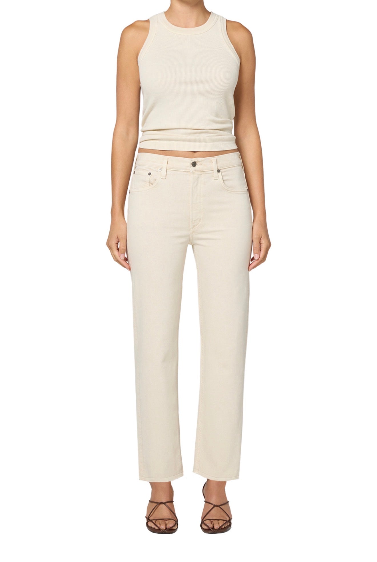 Palma Straight in Almond