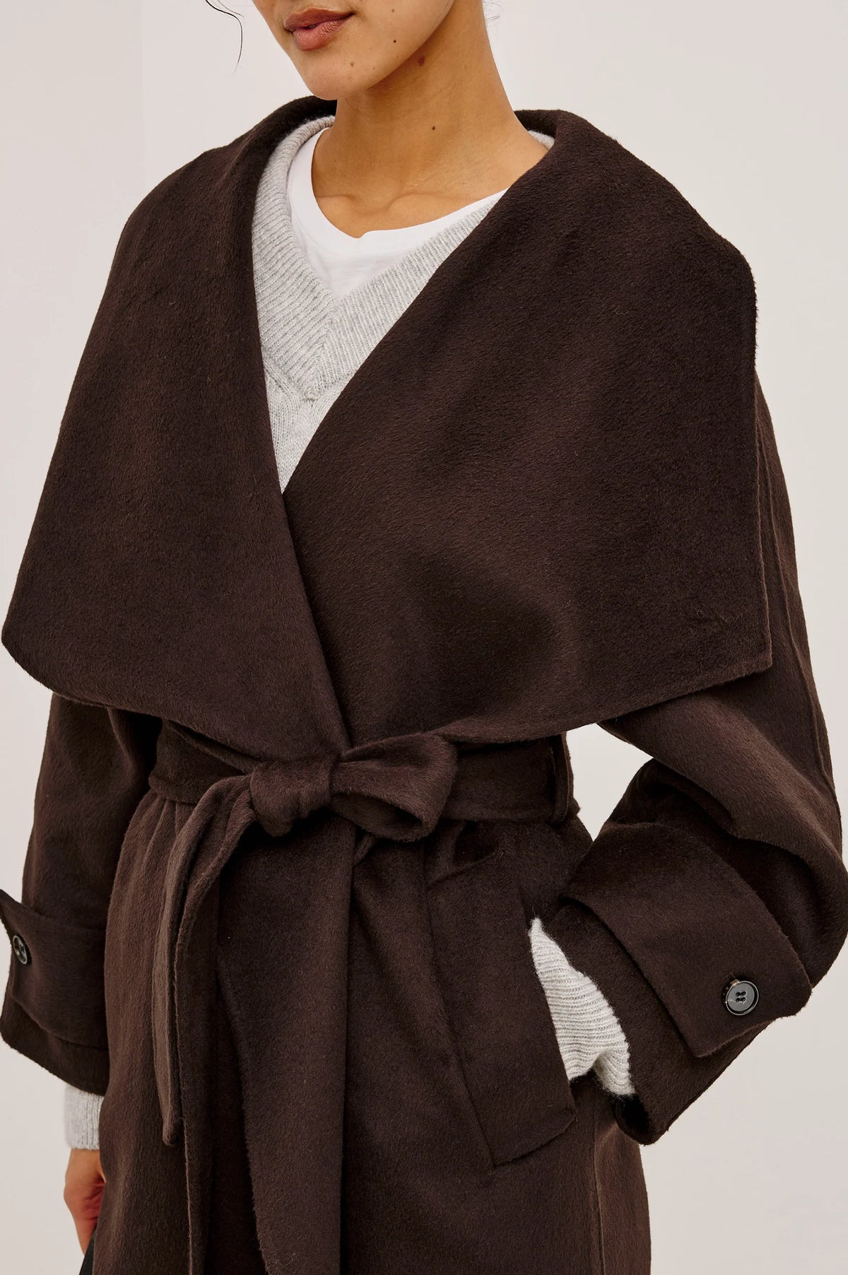 Celeste Coat in Chocolate