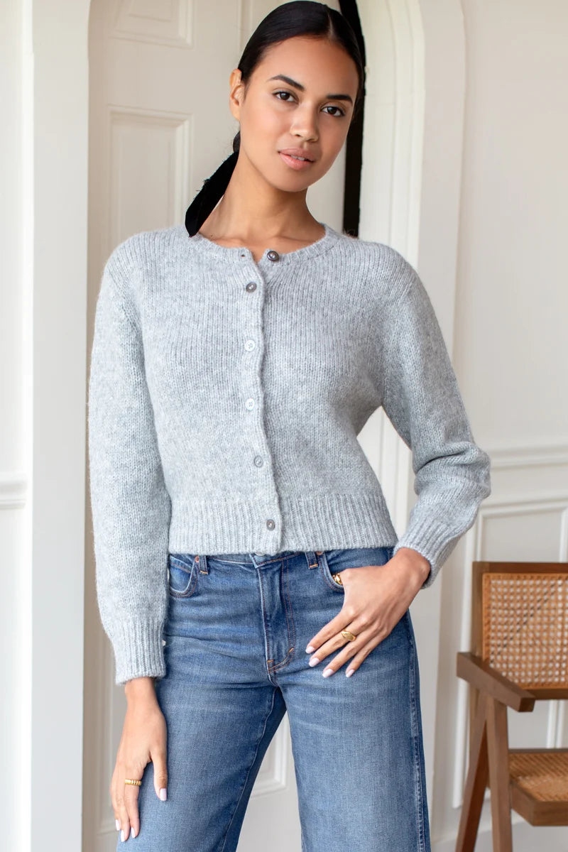 Little Atelier Cardigan- Heather Grey