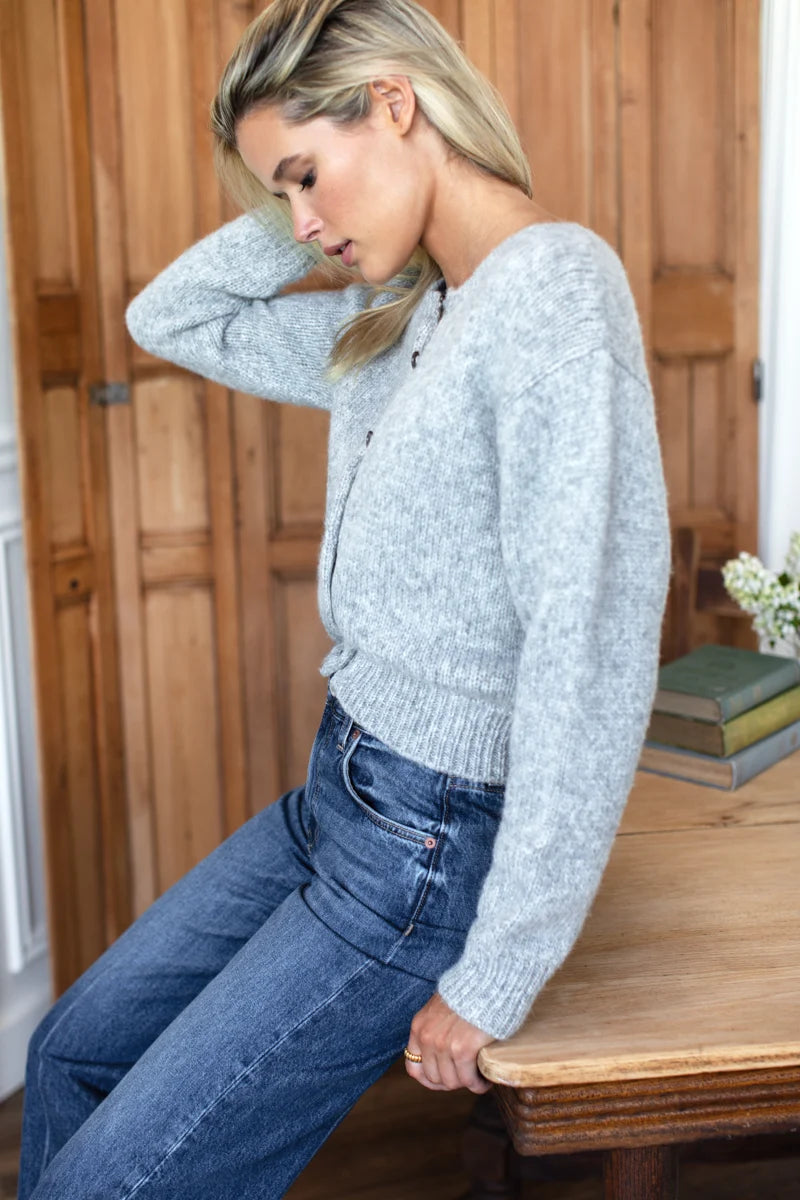 Little Atelier Cardigan- Heather Grey