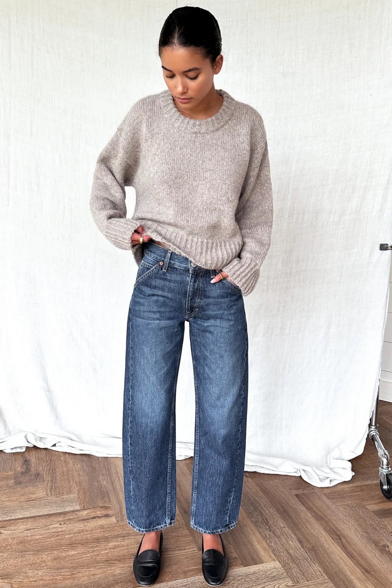 Cozy Sweater- Fog Grey Melange