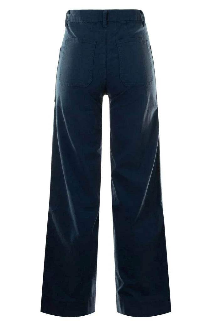 Wrap Pocket Pant in Navy