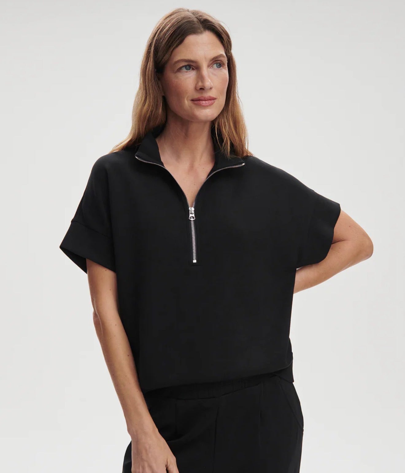 Ritchie Short Sleeve Sweatshirt - Black