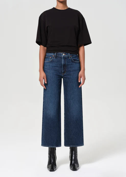 Harper Crop Jean in Echo