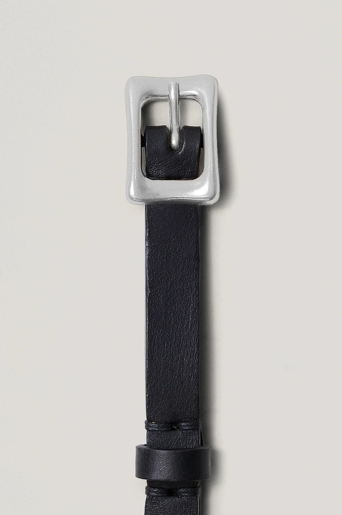 Mini Remi Belt Black Silver