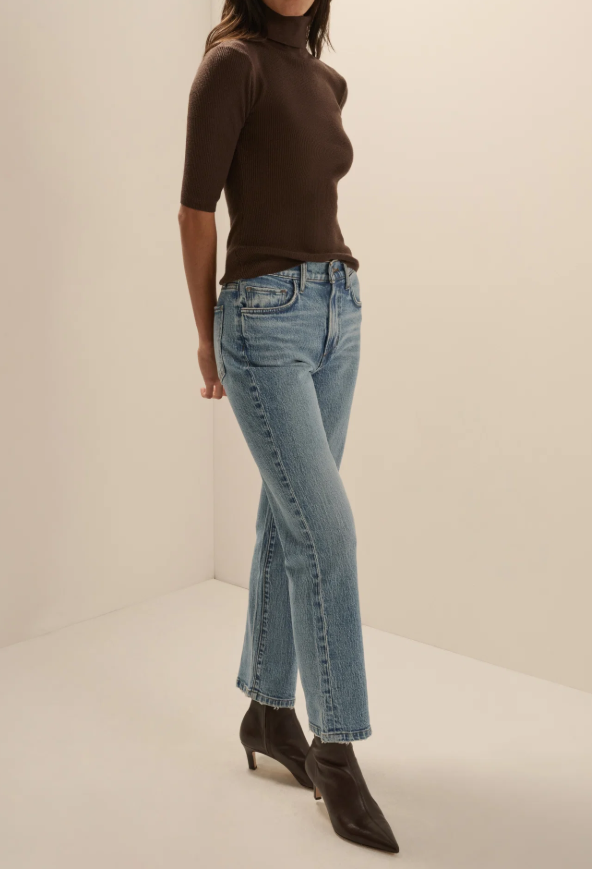 The Amelia Top- Coffee