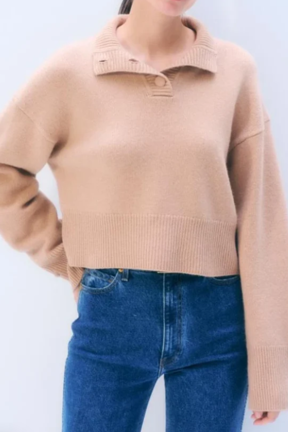 Cashmere Blend High Necksweater