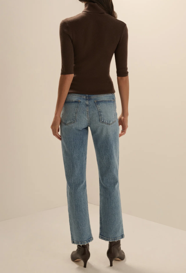 The Amelia Top- Coffee