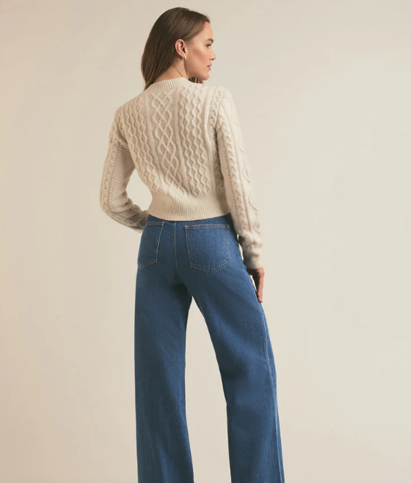 The Eleanor Cardigan - White Froth