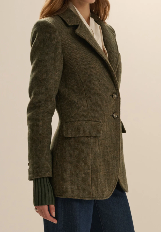 The City Blazer- Yorkshire Herringbone