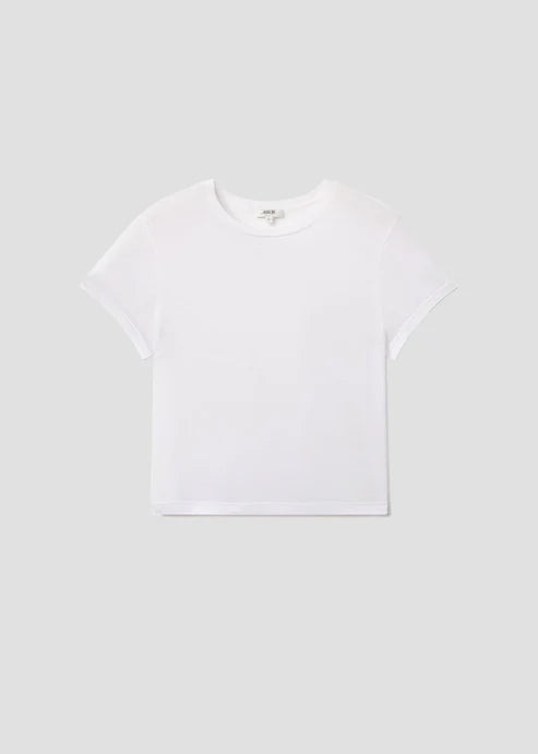 Adine Shrunken Tee in White