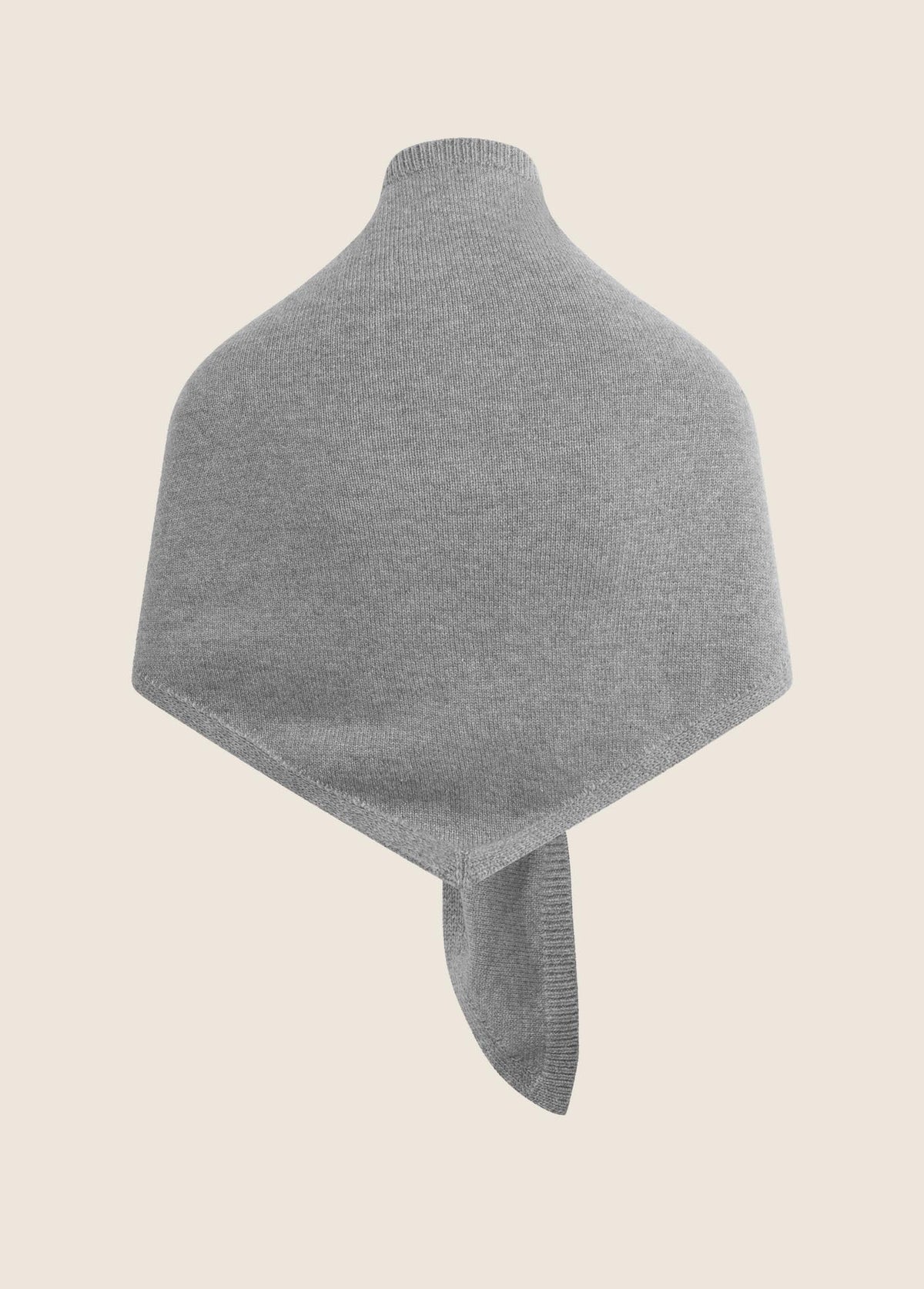 The Triangle Scarf- Grey Heather