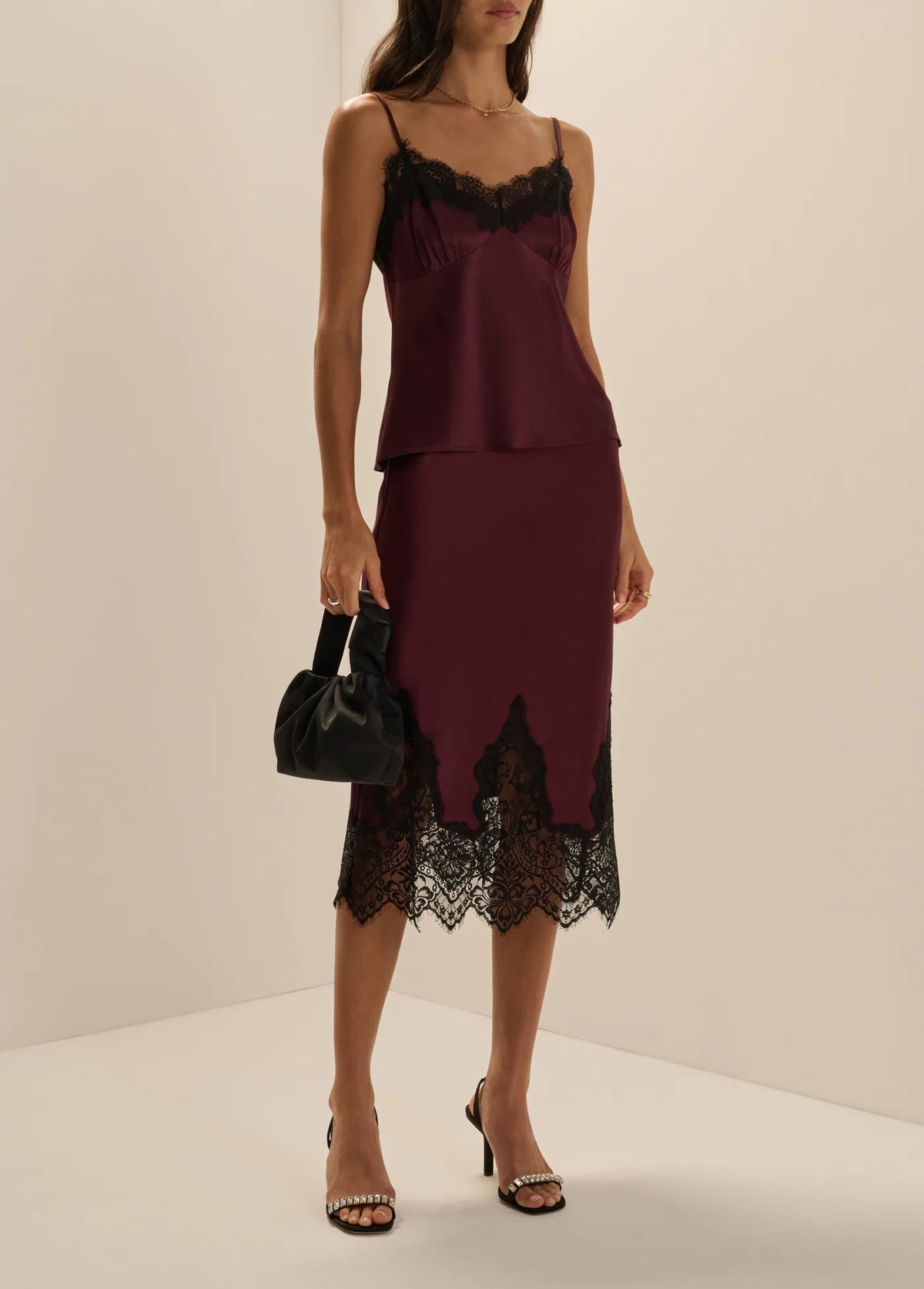 The Sweet Nothing Skirt- Port