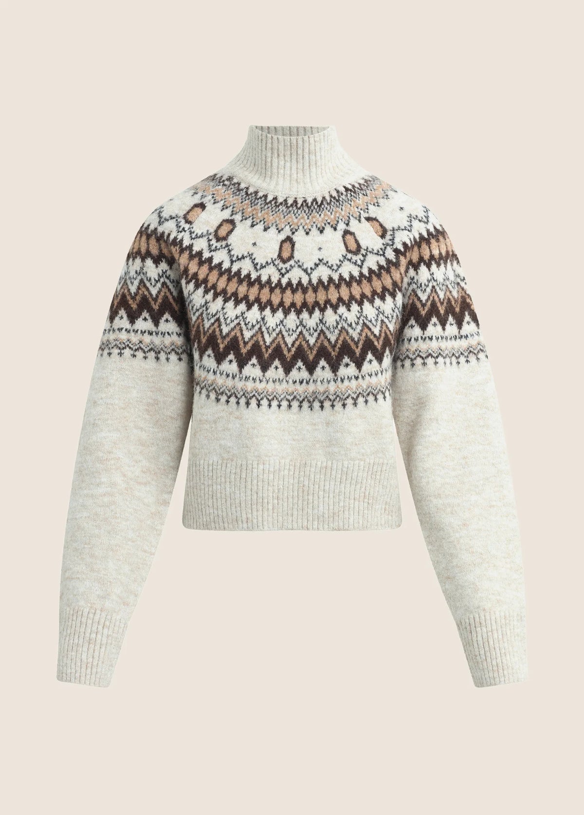 Chalet Sweater- Cream/Espresso