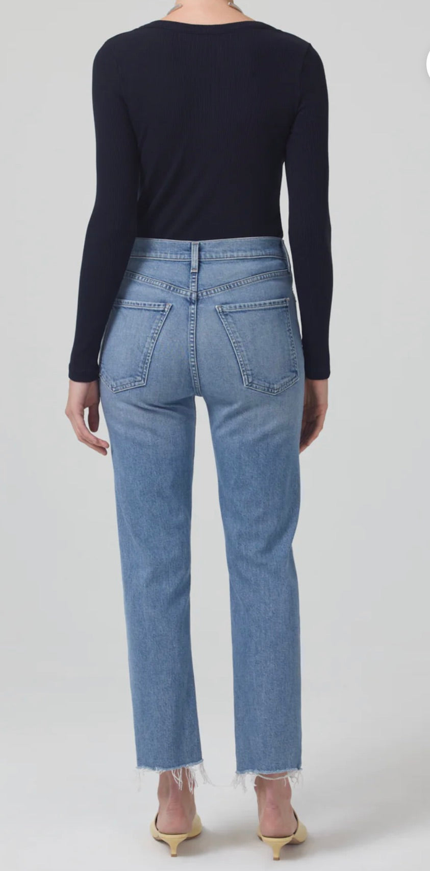Daphne Crop High Rise Stovepipe