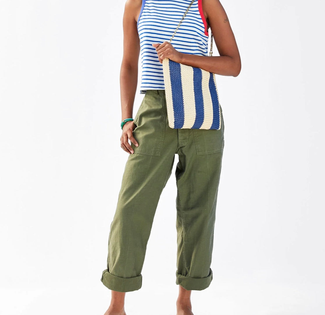 Fold over Clutch With Tabs