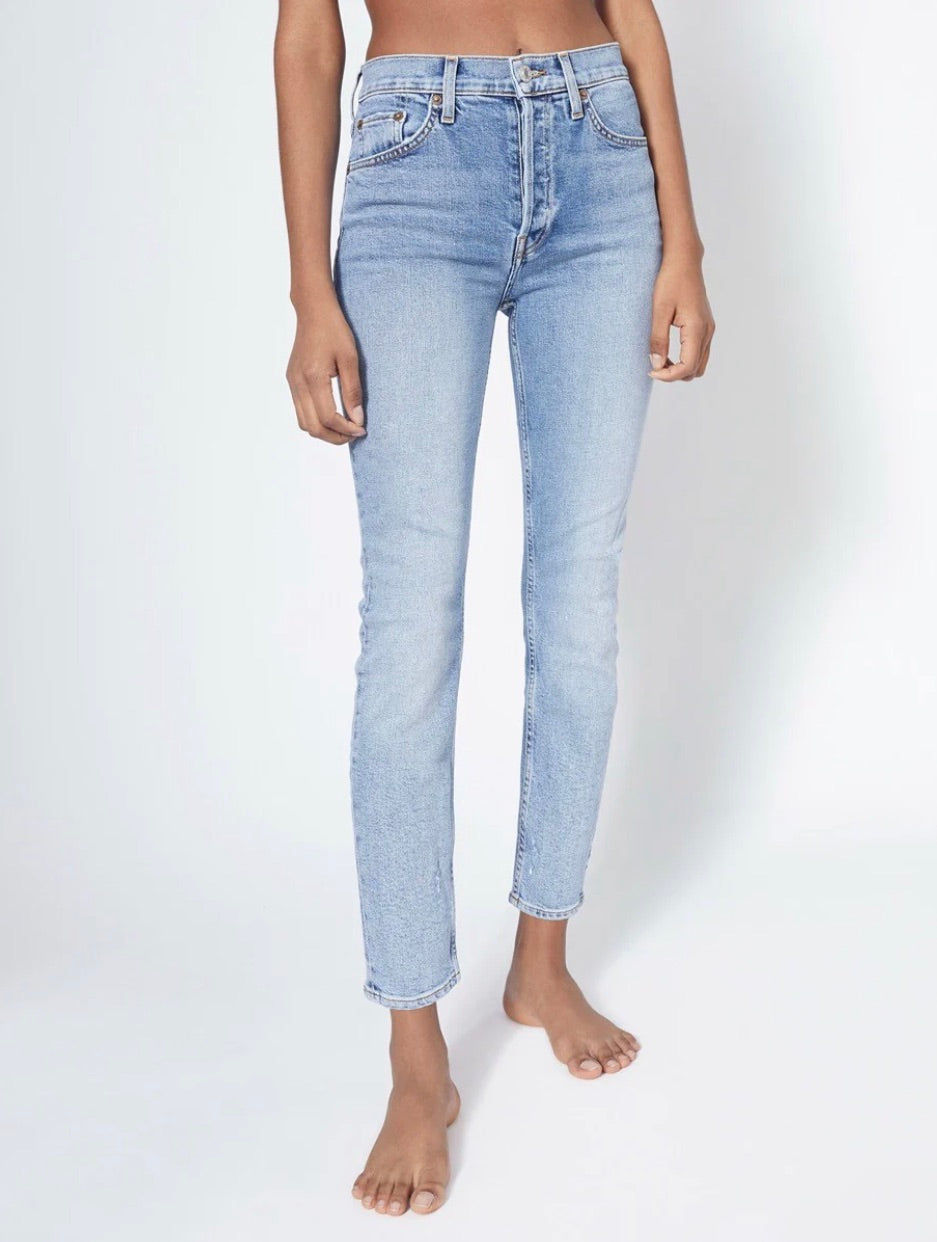90s High Rise Ankle Crop