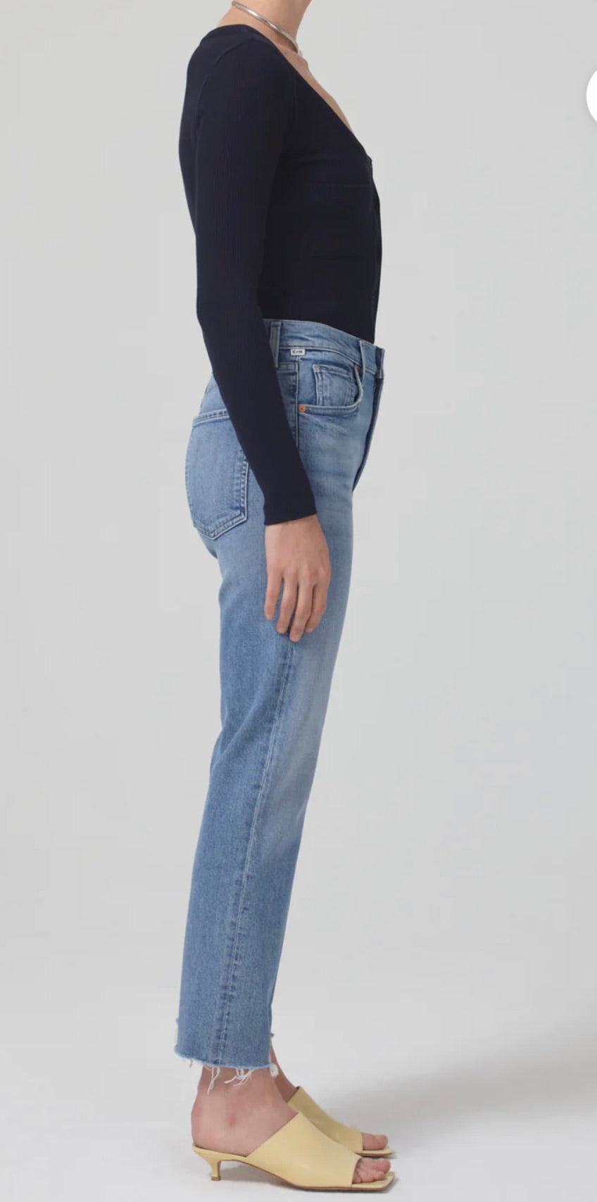 Daphne Crop High Rise Stovepipe