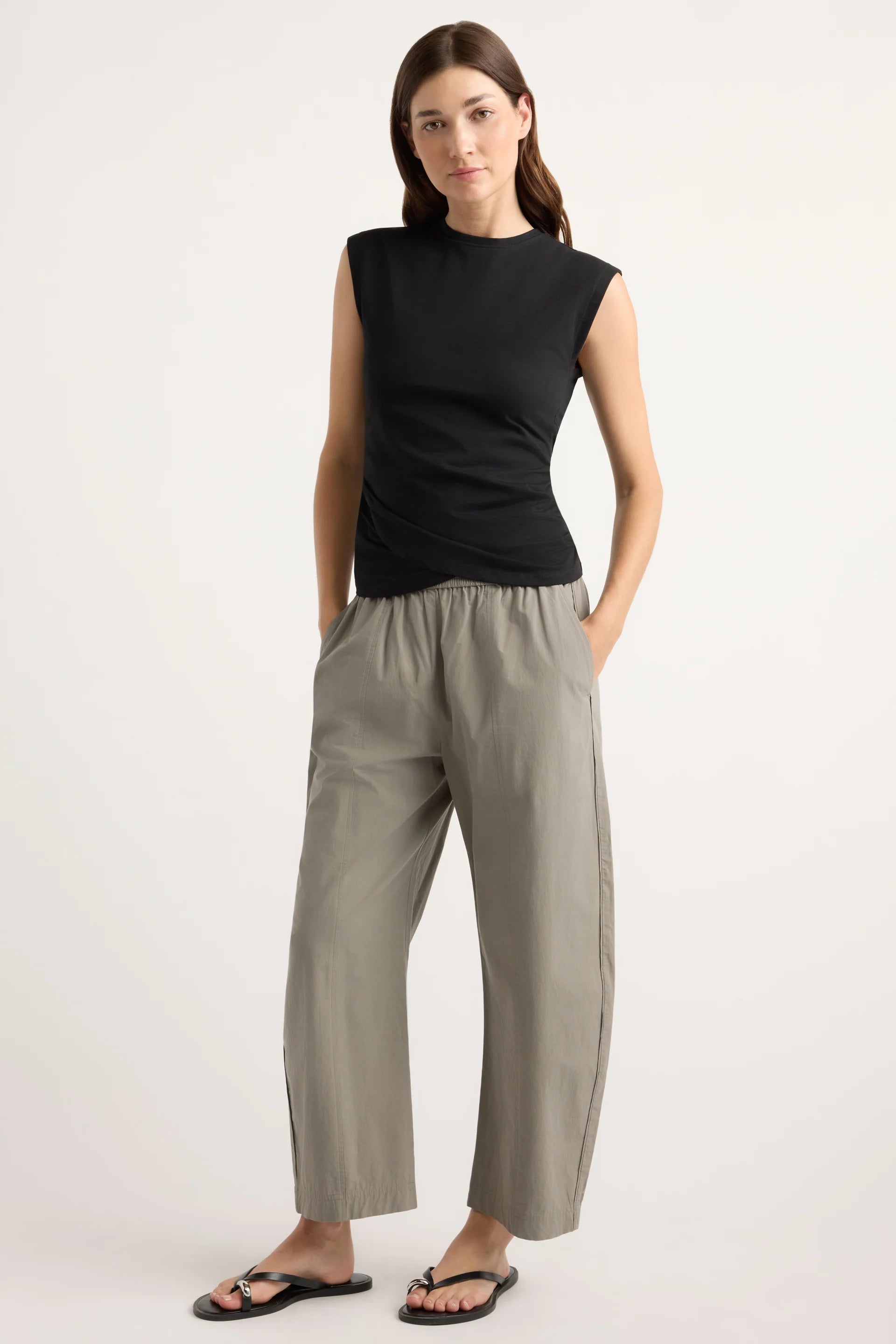 Jenson Front Wrap Jersey Tee