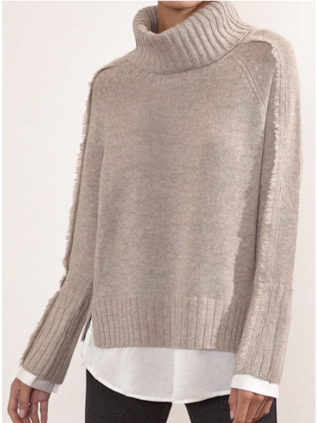 Jolie Fringe Layered Looker in Chia