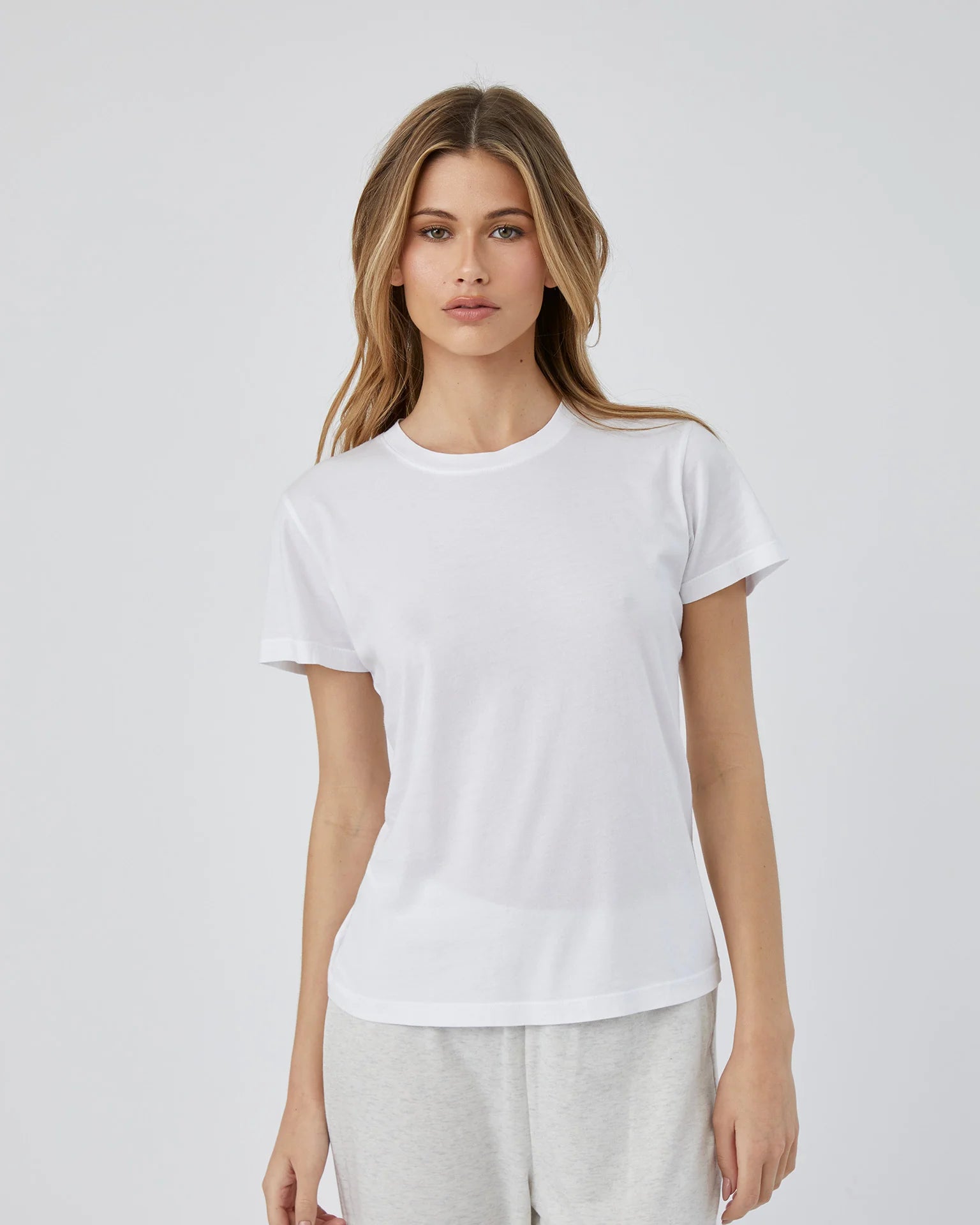 Charlotte Tee in White