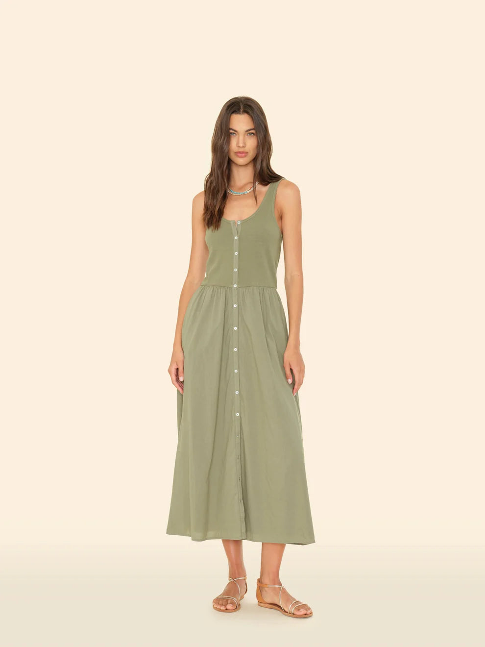 Fenix Dress in Dark Seagrass