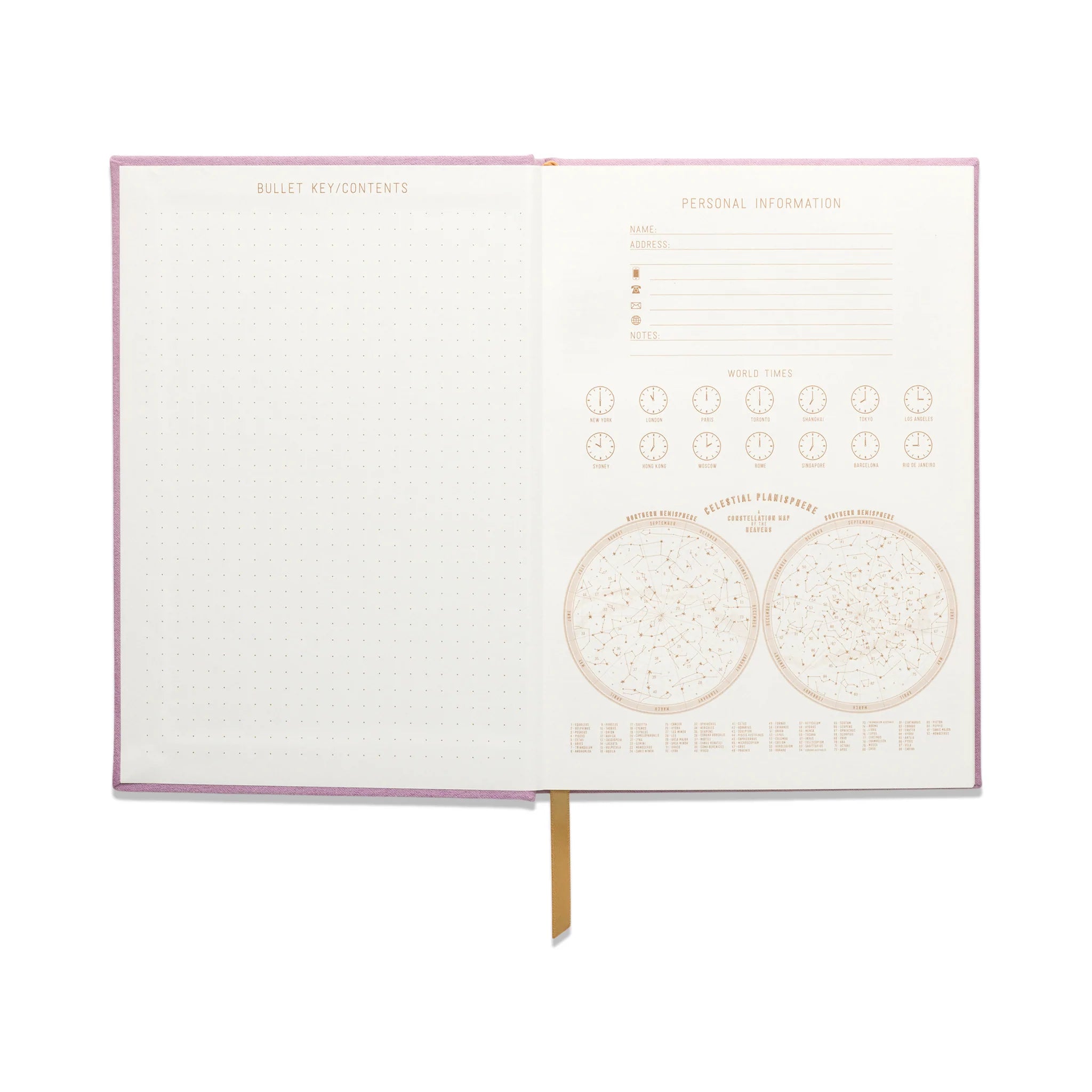 Hard Cover Suede Cloth Journal With Pocket - Notes