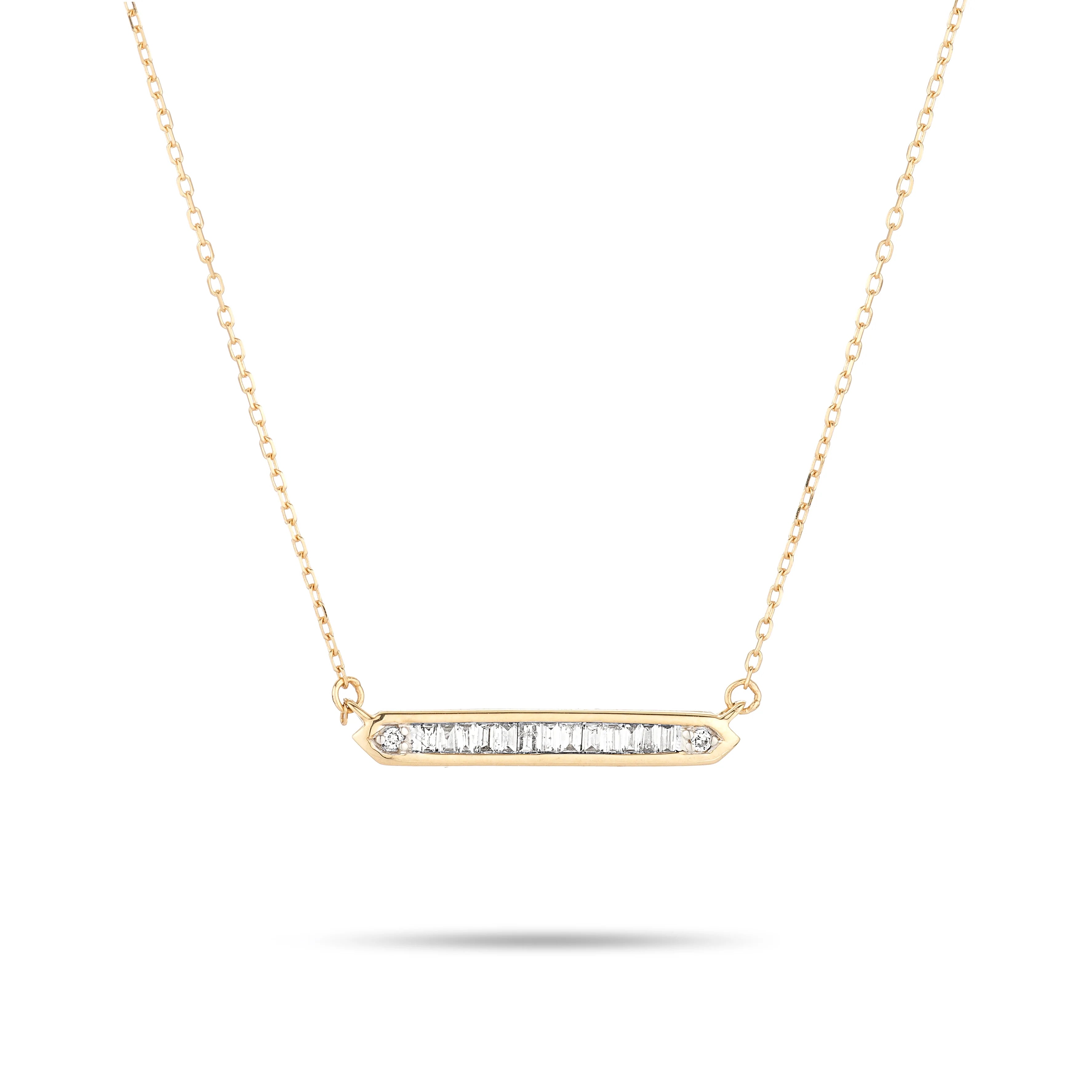 Baguette Bar Necklace