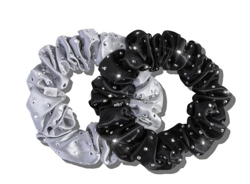Large Crystal Slip Scrunchies