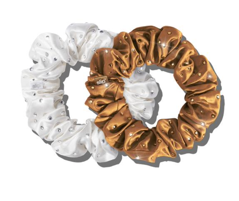 Large Crystal Slip Scrunchies