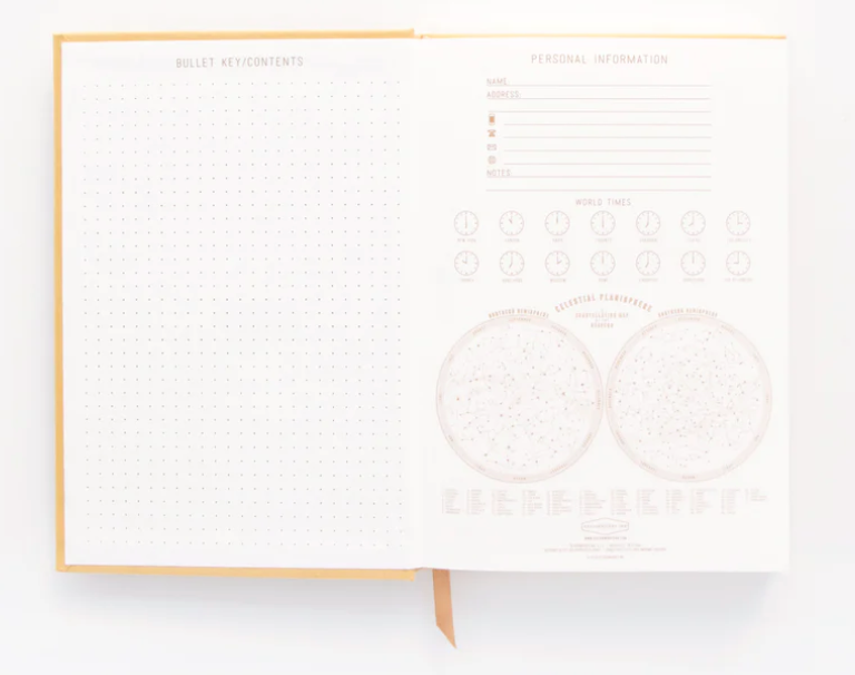 Hard Cover Suede Cloth Journal With Pocket